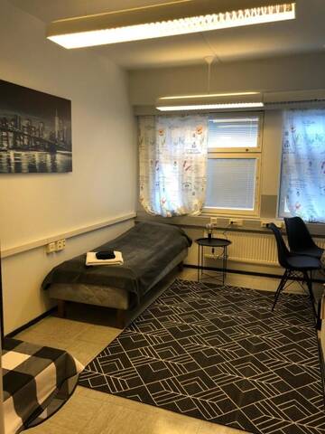 Фото номера Одноместный номер с общей ванной комнатой Хостелы Hostel400kokkola Extend г. Коккола 3