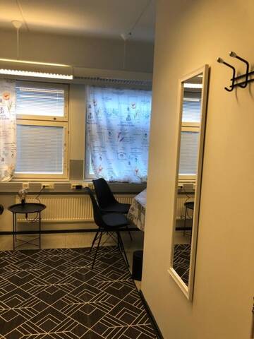Фото номера Одноместный номер с общей ванной комнатой Хостелы Hostel400kokkola Extend г. Коккола 2